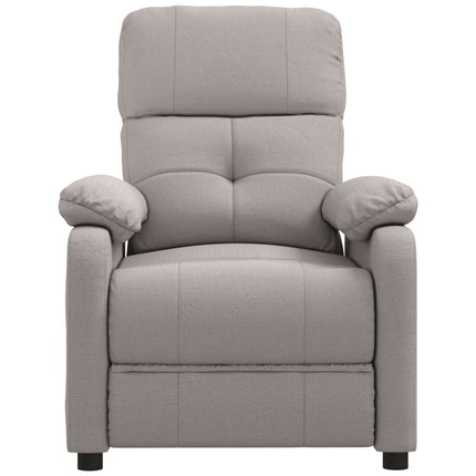 Reclinerfåtölj taupe tyg