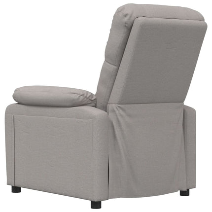 Reclinerfåtölj taupe tyg