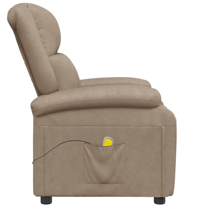 Massagefåtölj cappuccino konstläder
