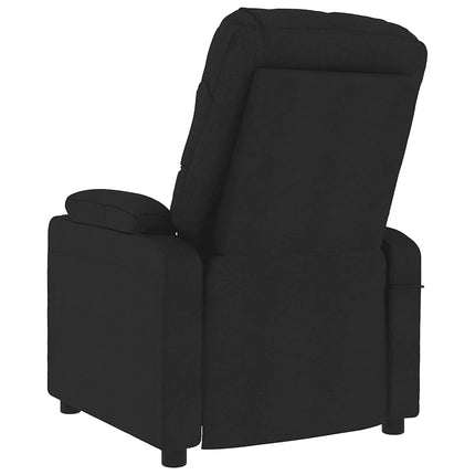 Reclinerfåtölj svart tyg