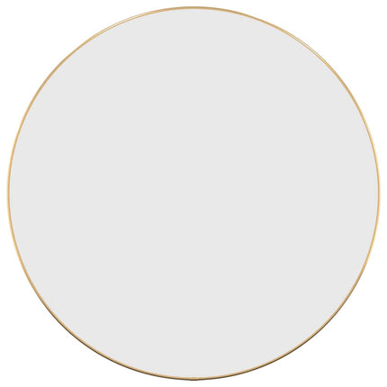 Väggspegel guld Ø 60 cm rund