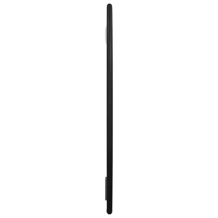 Väggspegel svart Ø 30 cm rund