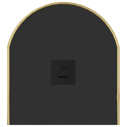 Väggspegel guld 70x30 cm oval