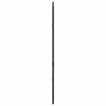 Väggspegel svart 50x20 cm oval