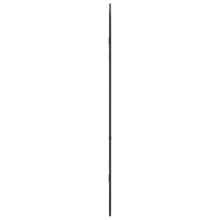 Väggspegel svart 90x40 cm oval