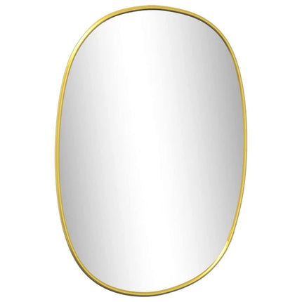 Väggspegel guld 30x25 cm