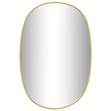 Väggspegel guld 50x35 cm