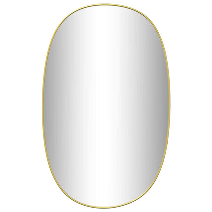 Väggspegel guld 70x45 cm