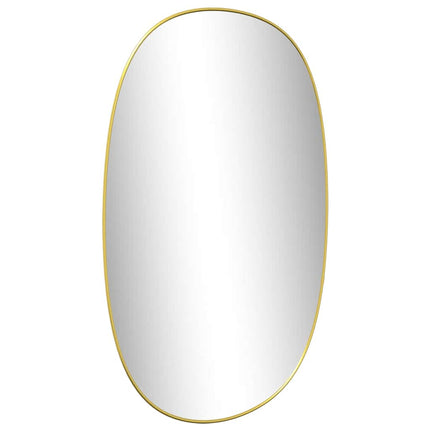 Väggspegel guld 70x45 cm