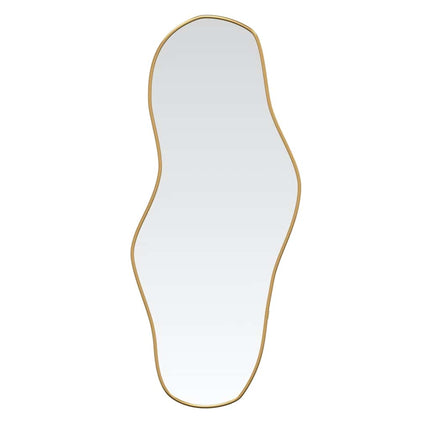 Väggspegel guld 60x25 cm