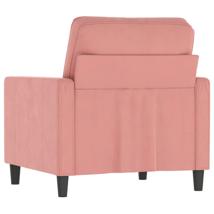 Fåtölj Rosa 60 cm sammet