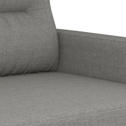 3-sitssoffa mörkgrå 210 cm tyg