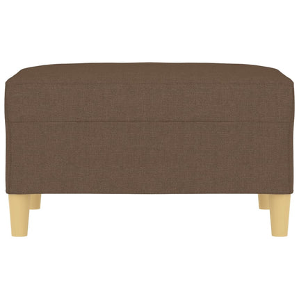 Fotpall brun 70x55x41 cm tyg