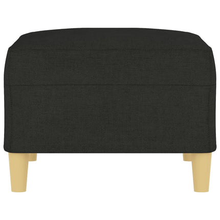 Fotpall svart 70x55x41 cm tyg