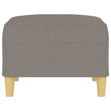 Fotpall Taupe 70x55x41 cm tyg