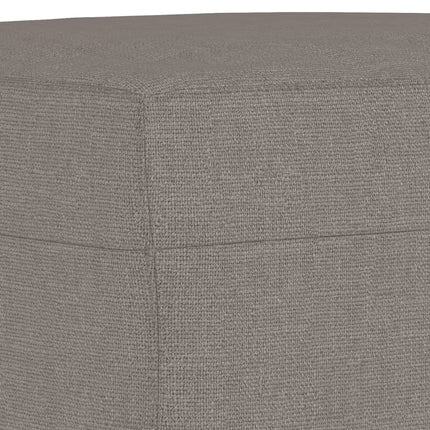 Fotpall Taupe 70x55x41 cm tyg