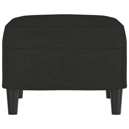 Fotpall svart 60x50x41 cm tyg