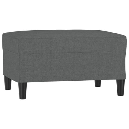 Fotpall mörkgrå 70x55x41 cm tyg