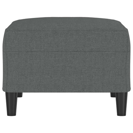 Fotpall mörkgrå 70x55x41 cm tyg