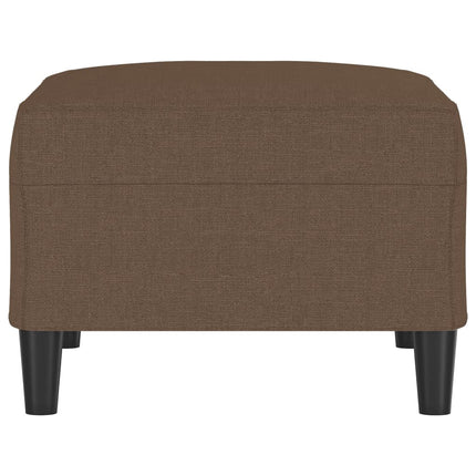 Fotpall brun 70x55x41 cm tyg