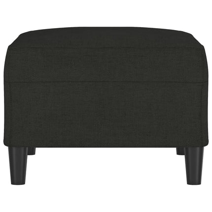 Fotpall svart 70x55x41 cm tyg