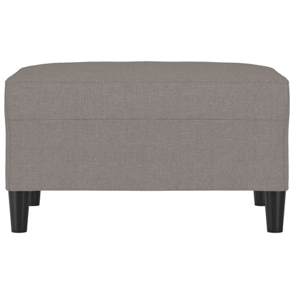 Fotpall Taupe 70x55x41 cm tyg