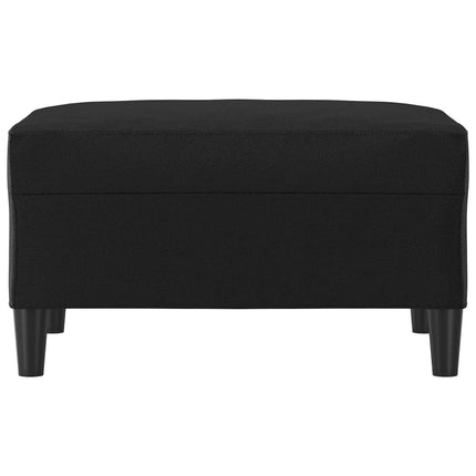Fotpall svart 70x55x41 cm konstläder