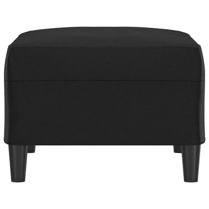 Fotpall svart 70x55x41 cm konstläder
