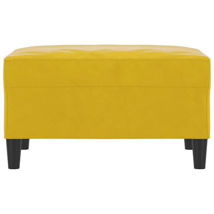 Fotpall Gul 70x55x41 cm sammet