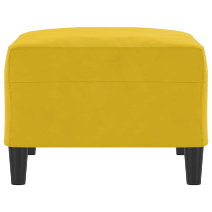 Fotpall Gul 70x55x41 cm sammet