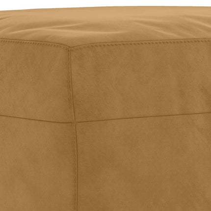 Fotpall brun 70x55x41 cm sammet