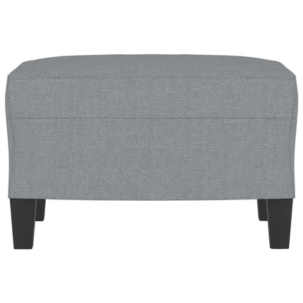 Fotpall Ljusgrå 60x50x41 cm tyg