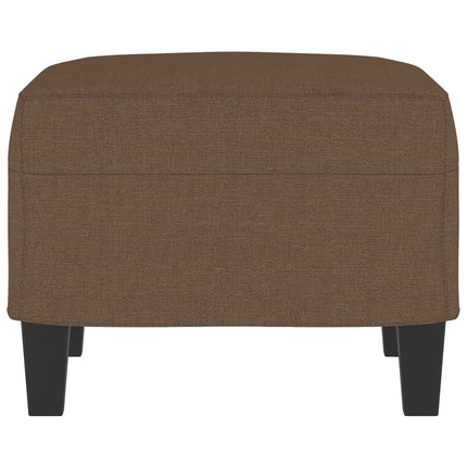 Fotpall brun 60x50x41 cm tyg