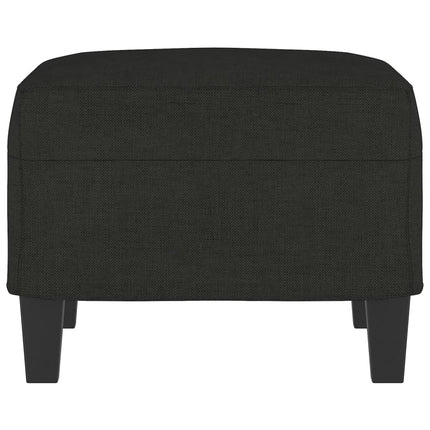 Fotpall svart 60x50x41 cm tyg