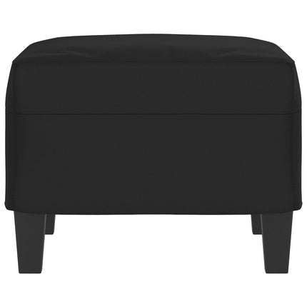 Fotpall Svart 60x50x41 cm mikrofibertyg