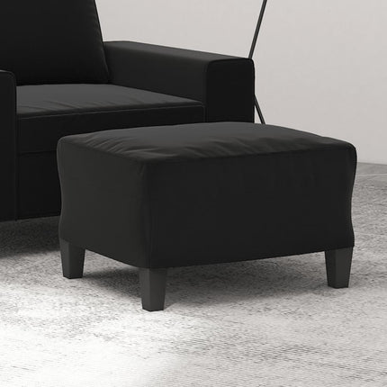 Fotpall Svart 60x50x41 cm mikrofibertyg