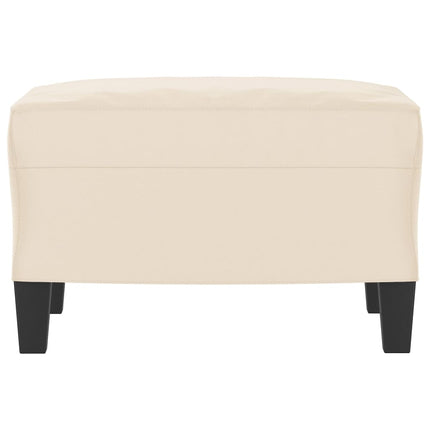 Fotpall Beige 60x50x41 cm mikrofibertyg