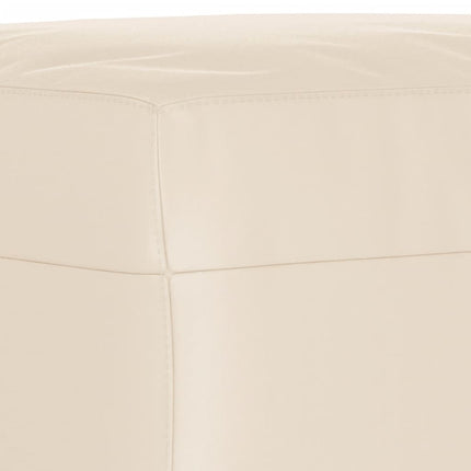 Fotpall Beige 60x50x41 cm mikrofibertyg