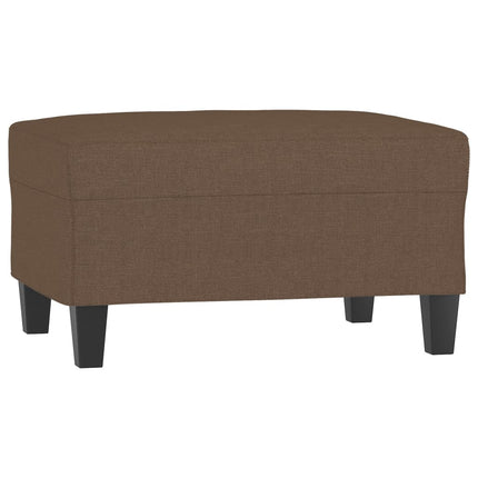 Fotpall brun 70x55x41 cm tyg