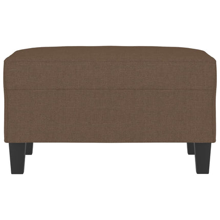 Fotpall brun 70x55x41 cm tyg