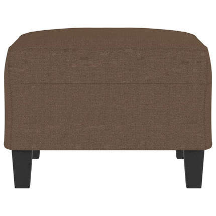 Fotpall brun 70x55x41 cm tyg