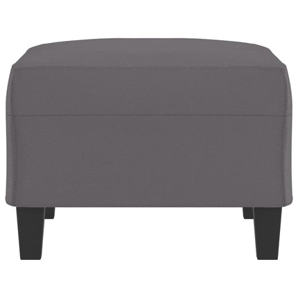 Fotpall grå 70x55x41 cm konstläder