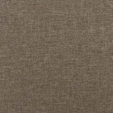 Bänk taupe 70x35x41 cm tyg