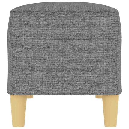 Bänk mörkgrå 100x35x41 cm tyg