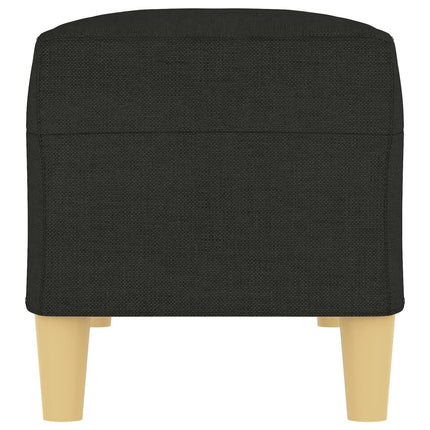 Bänk svart 100x35x41 cm tyg