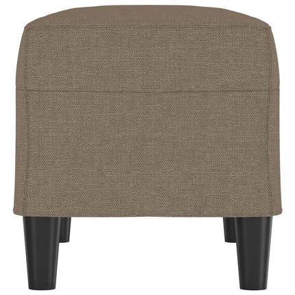 Bänk taupe 70x35x41 cm tyg