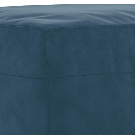 Bänk blå 70x35x41 cm sammet