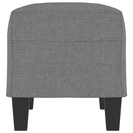 Bänk mörkgrå 70x35x41 cm tyg