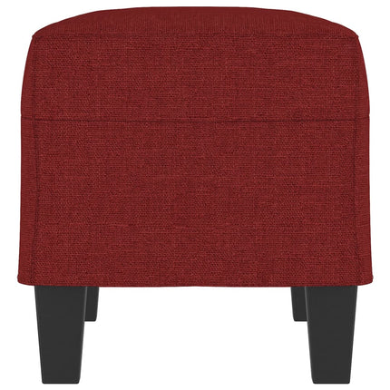 Bänk vinröd 70x35x41 cm tyg