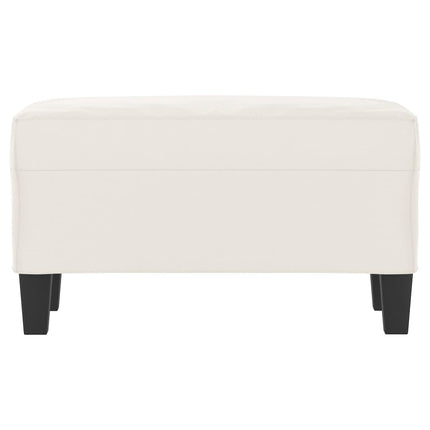 Bänk Beige 70x35x41 cm mikrofibertyg
